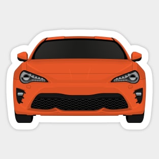 GT86 Orange Sticker